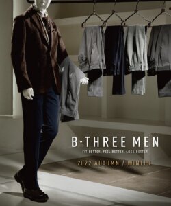 〈B-THREE〉メンズパンツフェア