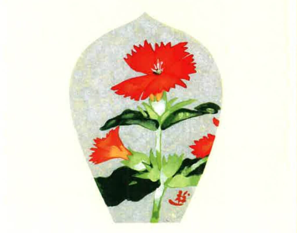 小倉遊亀「岩菲」