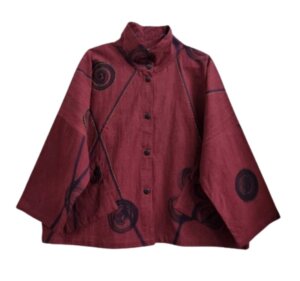綿ろうけつ染めジャケット