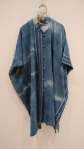 〈浜木綿工芸舎〉藍染手織り木綿コート