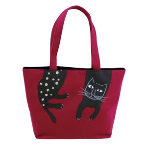 ねこプリントのトートバッグ