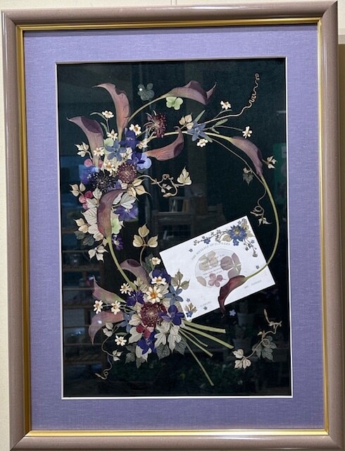佐久間久枝「押し花アートの世界展」