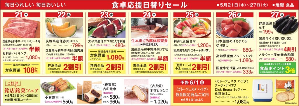 食卓応援日替りセール