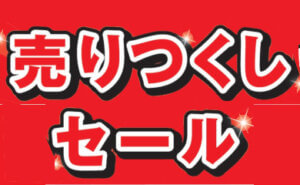 決算 食品売りつくしセール