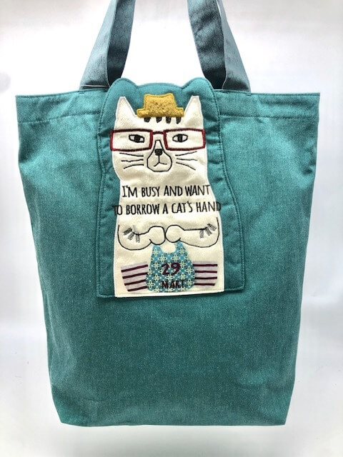 ネコまるけトートバッグ