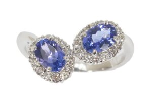 Pt950タンザナイトリング