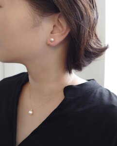 K18YG/K10YG/あこや真珠